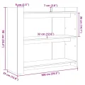 Table console blanc 100x35x90 cm bois d’ingénierie