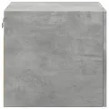 Armoire murale gris béton 50x42,5x40 cm bois d'ingénierie