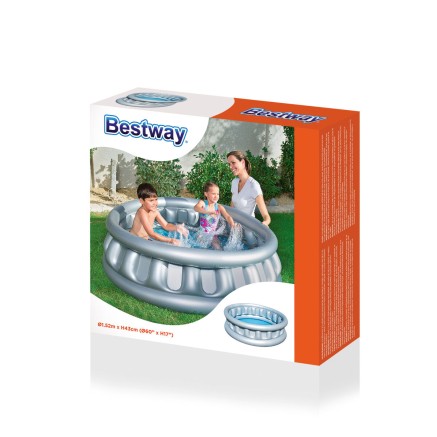 Bestway Piscine Gonflable Enfantine 3 Chambres Vaisseau Spatial 152x43 2