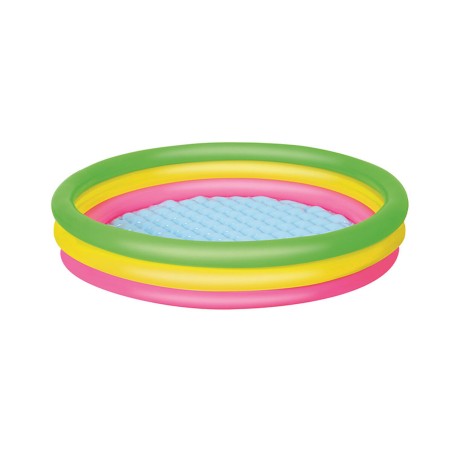 Bestway Piscina Gonfiabile 3 Anelli Sottopavimento imbottito 152x30cm