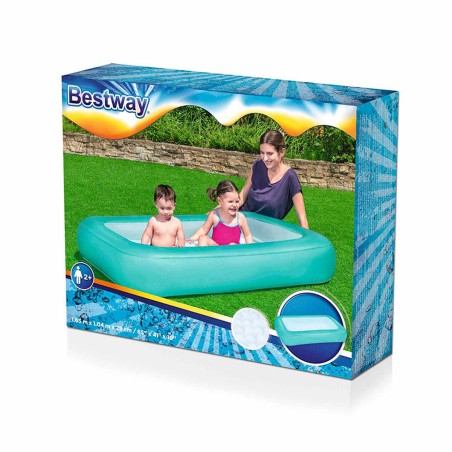 Bestway Piscina Hinchable Infantil Bebe Suelo Acolchado 104x25 cm +2 A