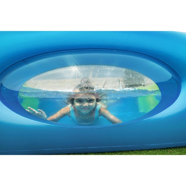 Bestway Piscina Hinchable con Mirillas 168x168x56 cm +6 Años Jardin 5