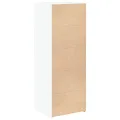 Buffet haut blanc 45x42,5x124 cm bois d'ingénierie