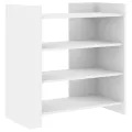 Buffet blanc 73,5x35x75 cm bois d’ingénierie