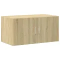 Armoire murale chêne sonoma 80x42,5x40 cm bois d'ingénierie