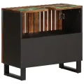 Armoire lavabo de salle de bain 62x34x58cm bois massif d'acacia