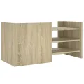 Meuble TV chêne sonoma 80x35x40 cm bois d'ingénierie