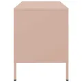 Meubles TV 2 pcs rose 68x39x50,5 cm acier