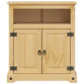 Armoire de salle de bain Corona 70x33x80 cm bois de pin massif