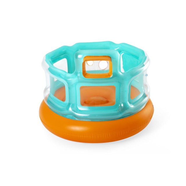 Bestway Opblaasbare Springkussen Spellen met Ballen 152x152x117 cm +3