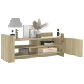 Meuble TV Chêne sonoma 100x35x40 cm Bois d'ingénierie