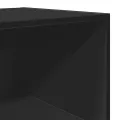 Buffet haut noir 50x41x185 cm bois d'ingénierie
