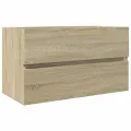 Armoire d'évier chêne sonoma 80x38,5x45 cm Bois d'ingénierie
