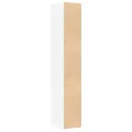 Buffet haut blanc 30x42,5x185 cm bois d'ingénierie