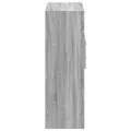 Buffet haut sonoma gris 80x42,5x124 cm bois d'ingénierie