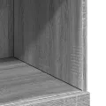 Buffet haut sonoma gris 80x42,5x124 cm bois d'ingénierie