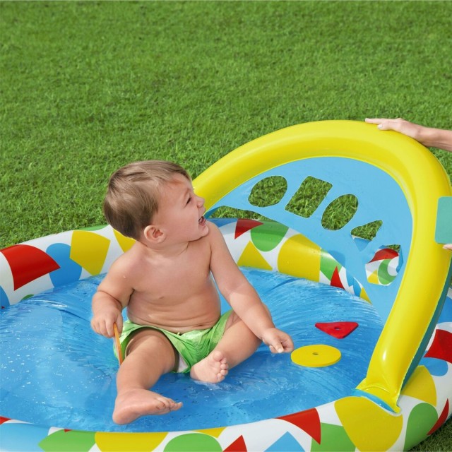 Bestway Piscina Gonfiabile Infantile Apprendimento 120x117x46 cm +4 me