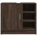 Armoire d'évier chêne marron 63x29x55 cm bois d'ingénierie