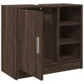 Armoire d'évier chêne marron 63x29x55 cm bois d'ingénierie
