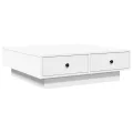 Table basse Blanc 90x90x28 cm Aggloméré