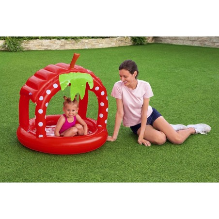 Bestway Piscina Hinchable Infantil con Techo Suelo Acolchado 91x91x91