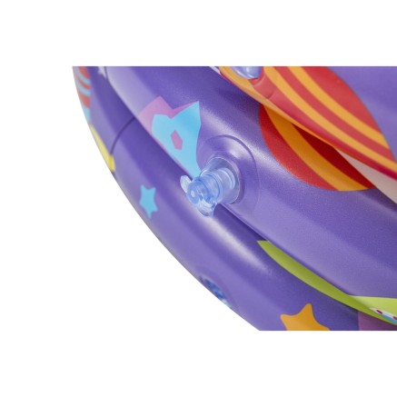 Bestway Piscina Gonfiabile per Bambini 3 Anelli con Palle 102x25 cm +2 2