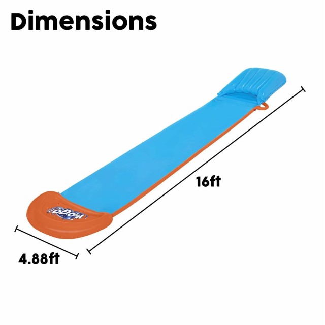 Bestway Piste Glissante Tsunami Individuelle 488x82 cm +3 Ans Jardin 5