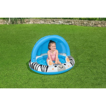 Bestway Piscine Gonflable Enfant Anneau Safari 97x66 cm +2 Ans Jardin 2