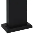 Lampadaires d'extérieur 3pcs noir aluminium moulé sous pression