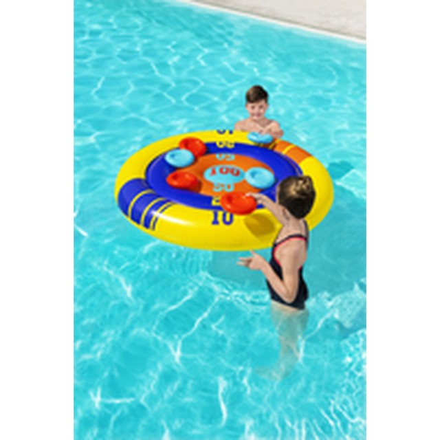 Bestway Spiel Aufblasbares Diskus-Wurfschwimmset D140 cm +3 Jahre Pool