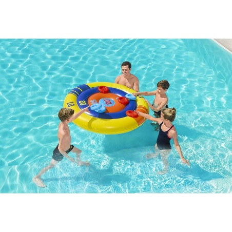 Bestway Spiel Aufblasbares Diskus-Wurfschwimmset D140 cm +3 Jahre Pool