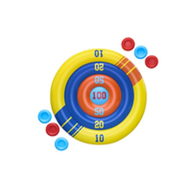 Bestway Jeu Flottant Lance Disques Gonflable D140 cm +3 Ans Piscine 52