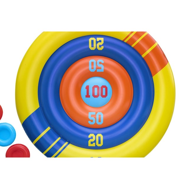 Bestway Juego Flotante Lanza Hinchable Discos D140 cm +3 Años Piscina