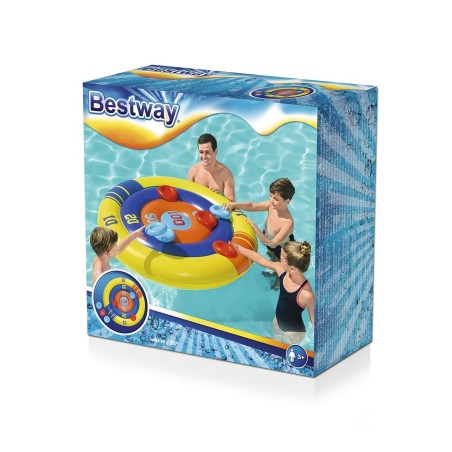 Bestway Spiel Aufblasbares Diskus-Wurfschwimmset D140 cm +3 Jahre Pool