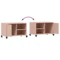 Meuble TV rose 68x39x43,5 cm acier