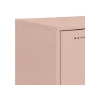 Meuble TV rose 68x39x43,5 cm acier