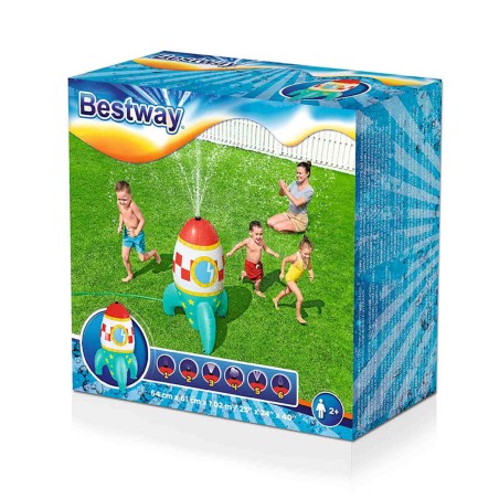 Bestway Aufblasbarer Weltraum-Sprinkler 64x61x102 cm +2 Jahre Garten 5