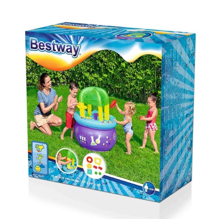 Bestway Tavolo di Apprendimento Giochi Gonfiabile 76x76x88 cm +18 Mesi