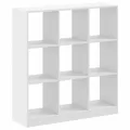 Bibliothèque blanc 102x32x108 cm bois d'ingénierie