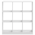 Bibliothèque blanc 102x32x108 cm bois d'ingénierie