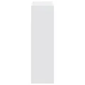 Bibliothèque blanc 102x32x108 cm bois d'ingénierie