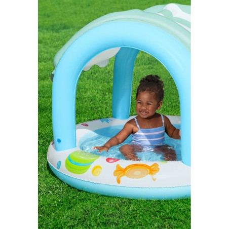 Bestway Piscine Gonflable Enfant Cerceau Glacerie 104x84 cm +2 Ans Jar