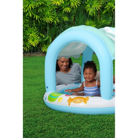 Bestway Piscina Hinchable Infantil Aro Tienda de Helados 104x84 cm +2