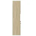 Armoire de salle de bain Chêne sonoma 30x30x130 cm Aggloméré