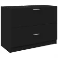 Armoire d'évier noir 78x37x59 cm bois d'ingénierie