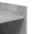 Armoire à chaussures gris béton 52x37,5x100cm bois d'ingénierie