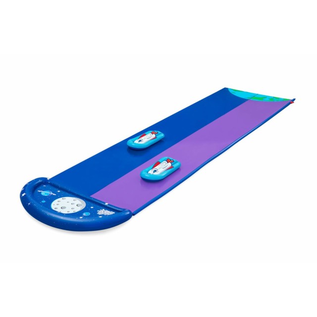 Bestway Rutschbahn mit Doppelsprung Rampe 488x138 cm +3 Jahre Garten 5