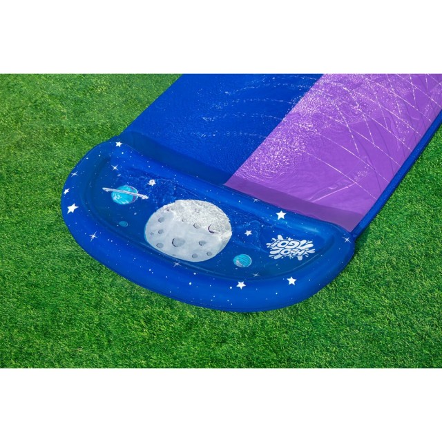 Bestway Pista Scivolante con Rampa di Salto Doppio 488x138 cm +3 Anni