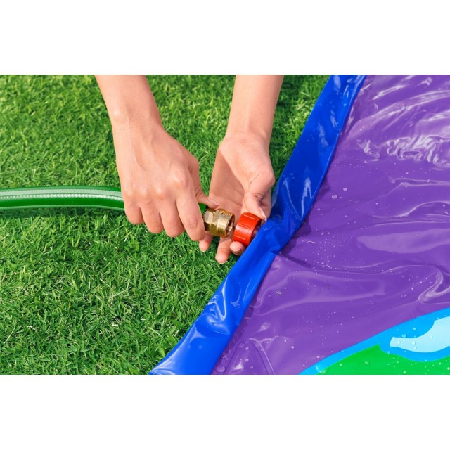 Bestway Glijbaan met Dubbele Spronghelling 488x138 cm +3 Jaar Tuin 523