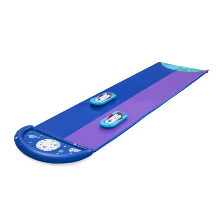 Bestway Piste Glissante avec Rampe de Saut Double 488x138 cm +3 ans Ja